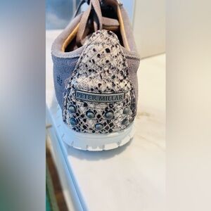 Peter Millar Womens Sneakers - Gray Suede size 9